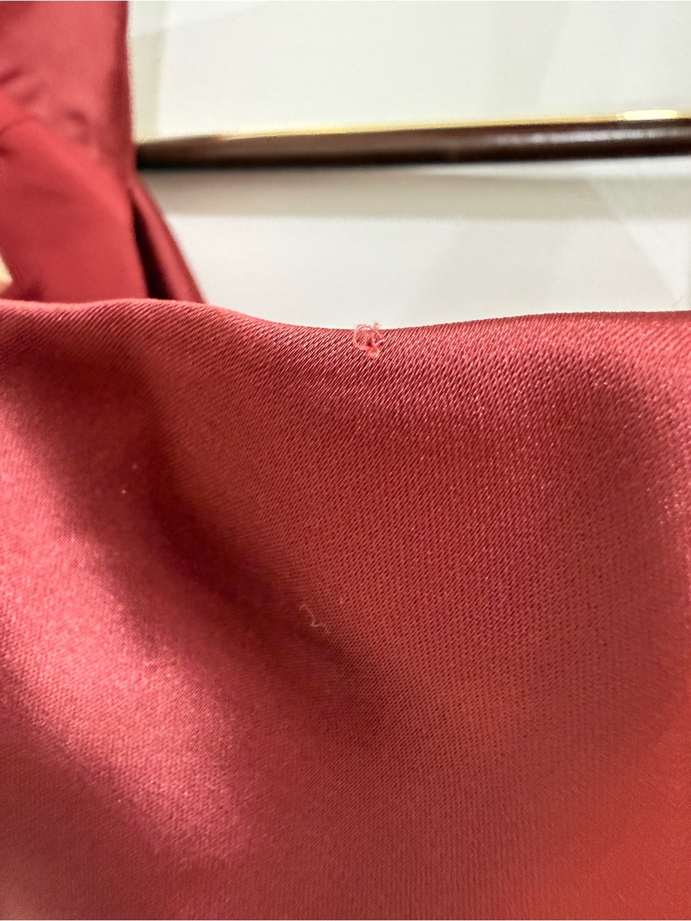 Altar’d State Ren Satin Maxi Dress Sienna Rust Dress Medium - Picture 9 of 14